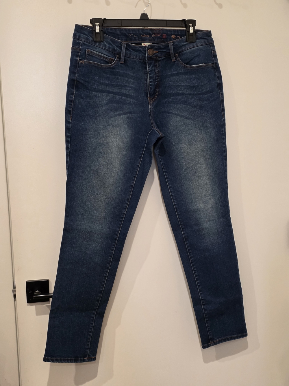 Faded Glory Dark Blue Skinny Stretch Jeans
